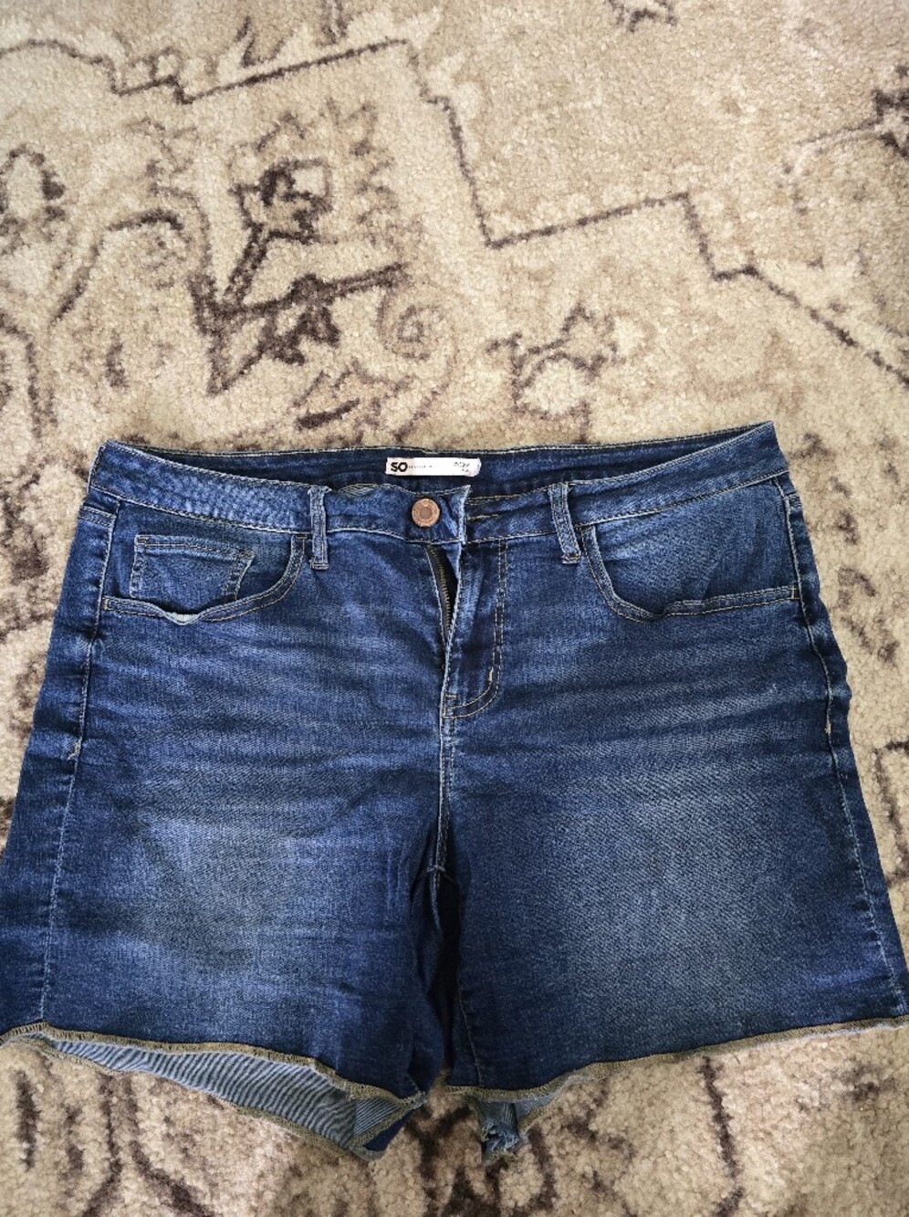 SO Dark Blue Women's Denim Shorts
